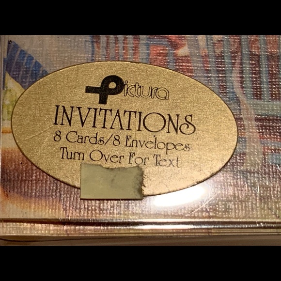 SET OF PICTURA PARTY INVITATIONS! - Picture 2 of 5